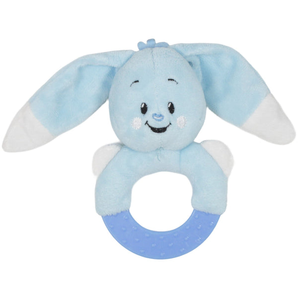 Blauer Hase mit langen Ohren