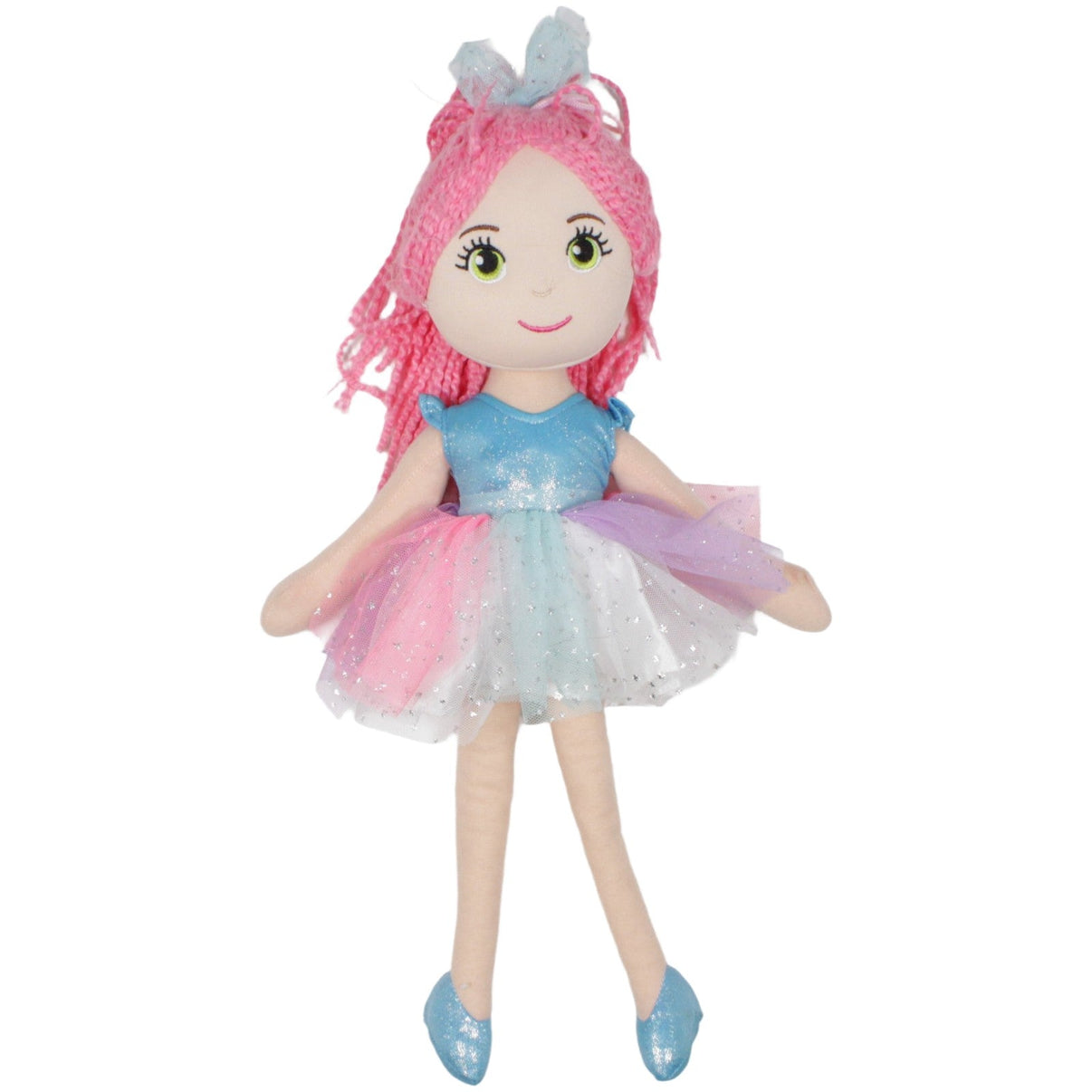 123000019719 Axiom Hübsche Ballerina mit pinken Haaren Plüschfigur Kumpel Leo 40cm ebay - stofftiere Gebraucht