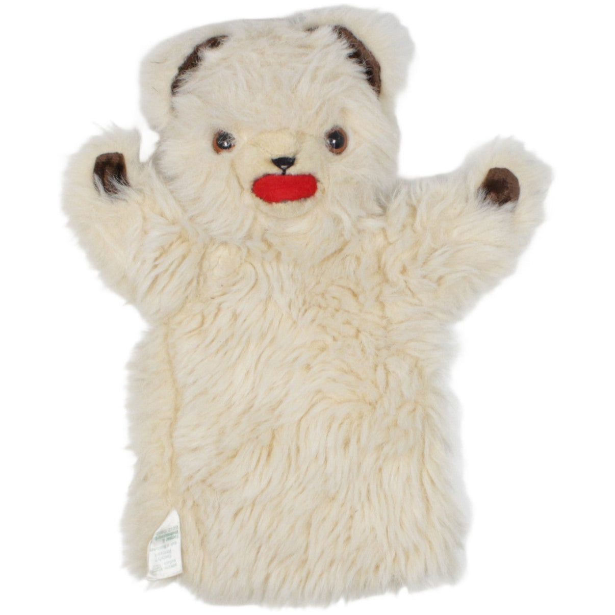 123000019721 Förster & Vachenauer Frosch und Freunde, süßer Teddy Kuscheltier Kumpel Leo 28cm _Vintage_ Beige