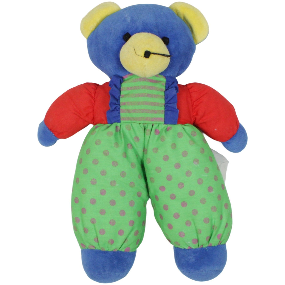 123000019723 Unbekannt Bunter Teddy mit Rassel Kuscheltier Kumpel Leo 28cm ebay - 20 - stofftiere Gebraucht