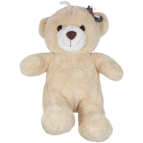 XL Teddybär mit Schleife auf dem Kopf