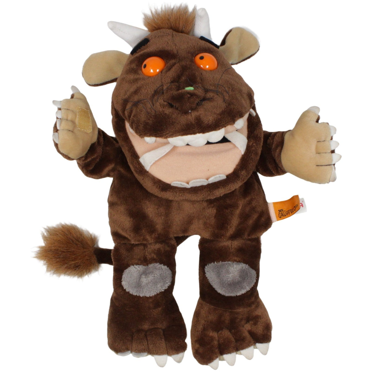 123000019738 Aurora Der Grüffelo (ohne Maus) Handpuppe Kumpel Leo 35cm Braun Charakter