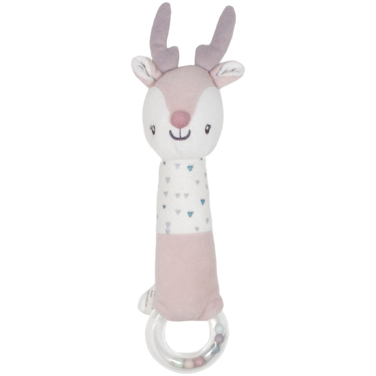 123000019794 Smiki Süßes Rentier mit Rassel, rosa Greifling mit Quietscher Kumpel Leo 25cm ebay - baby - sonstiges Gebraucht