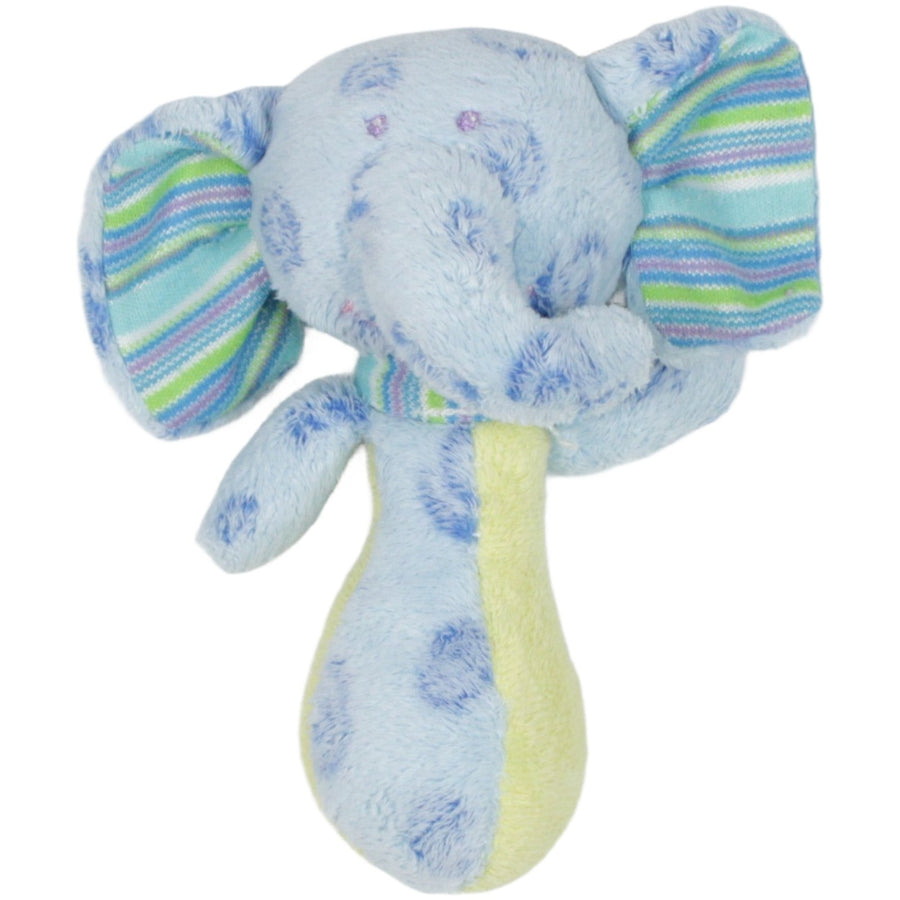 Elefant mit Muster, blau-gelb