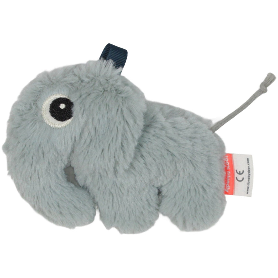 Elefant Elphee mit Rassel, grau