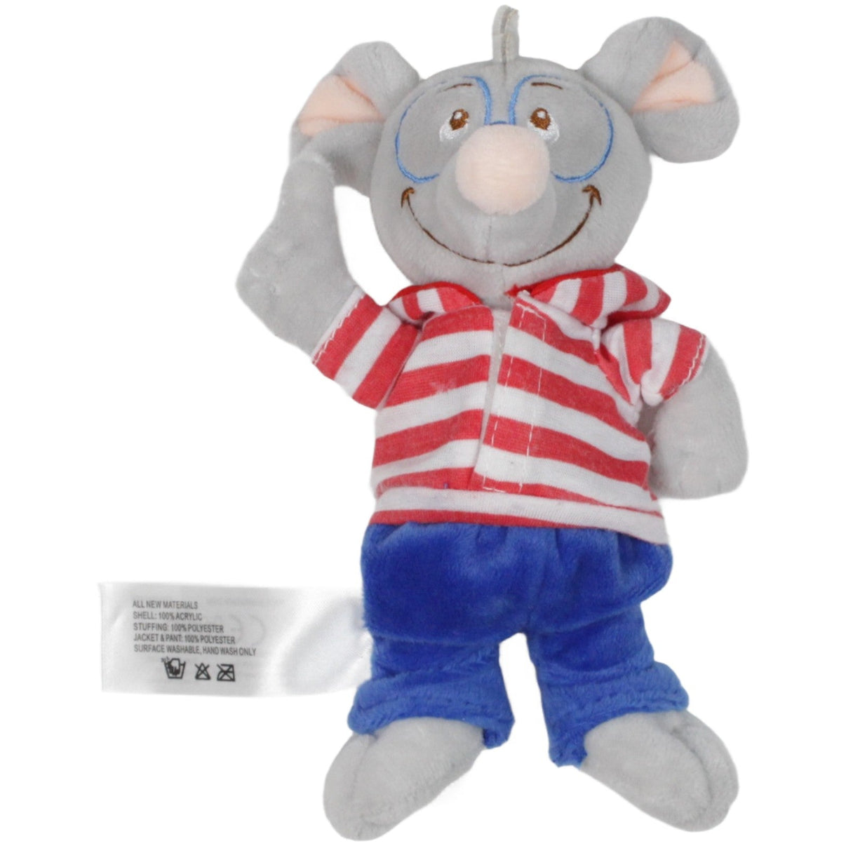 123000019874 Theo Klein Lustige Maus mit Brille und Kapuzen - Pulli Kuscheltier Kumpel Leo 18cm Blau ebay - stofftiere