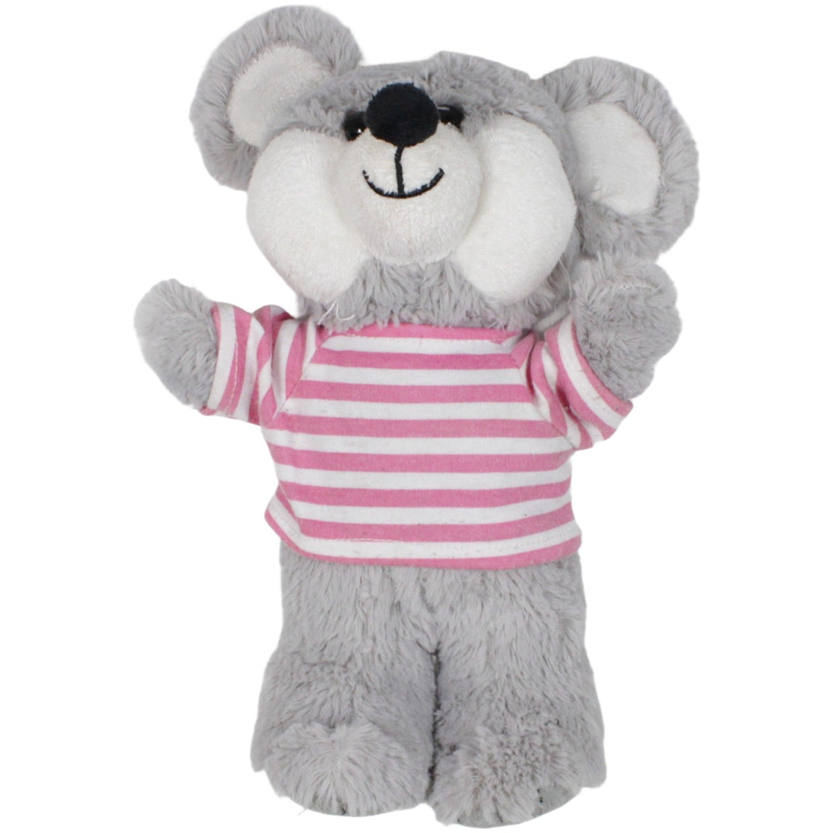 123000019888 BEST PRICE LONDON Maus in gestreiftem Shirt, weiß - rosa Kuscheltier Kumpel Leo 28cm ebay - stofftiere Gebraucht