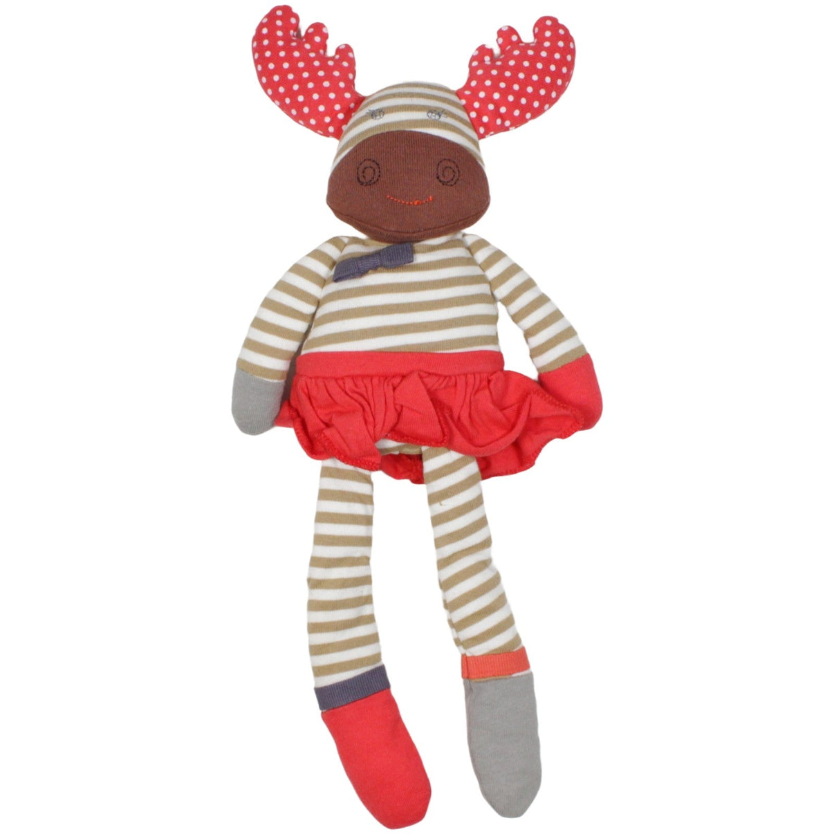 123000019898 Apple Park Organic Farm Buddies, großer Schlenker Elch mit Rassel Kuscheltier Kumpel Leo 30cm 38cm ebay - stofftiere