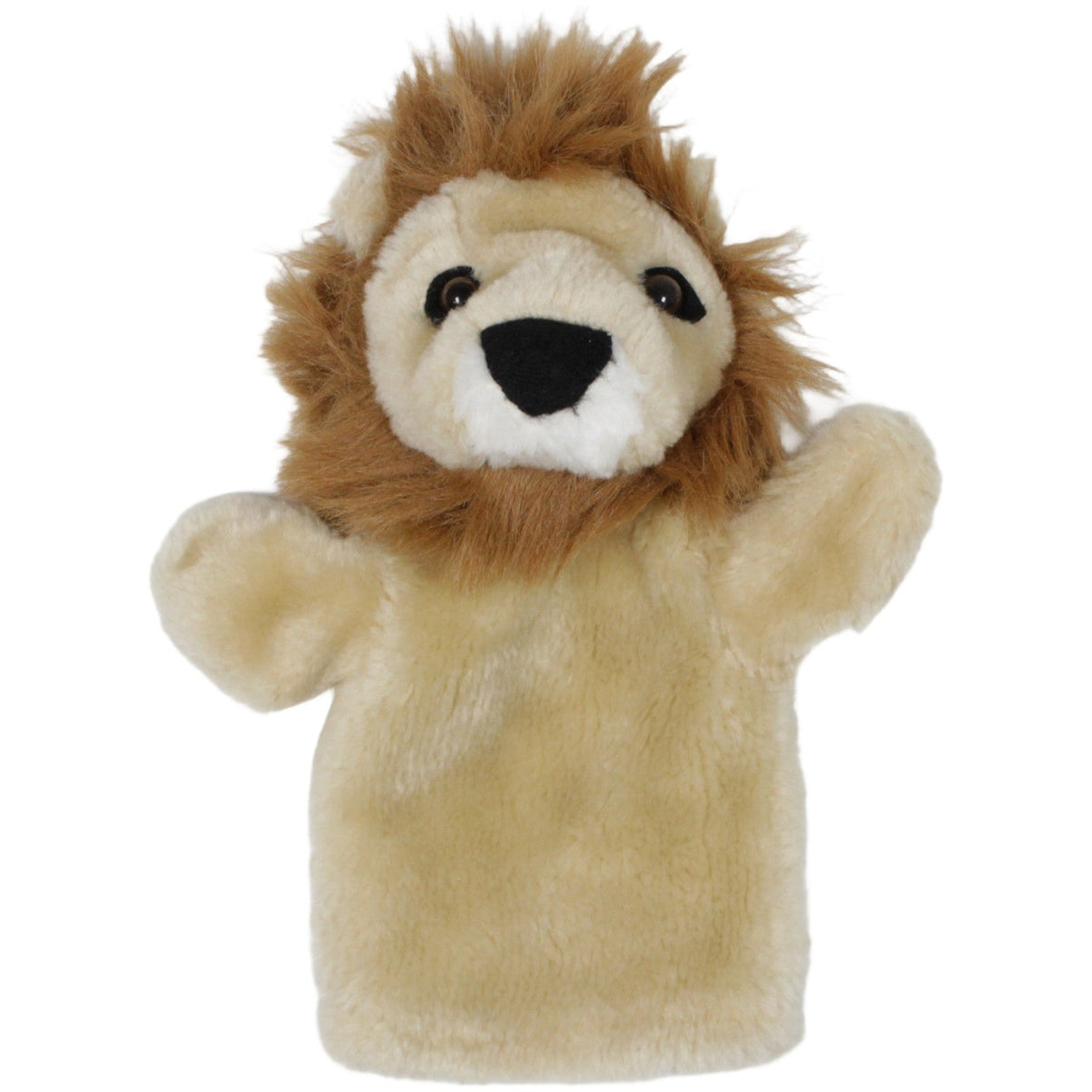 123000019919 ESCHA Sparkasse, Löwe Handpuppe Kumpel Leo 25cm Beige Braun