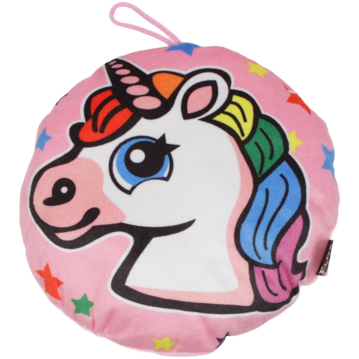 123000019939 FLOTI Flos Toys, Einhorn mit bunter Mähne (Kopf) Mini - Kissen Kumpel Leo 15cm ebay - dekokissen Einhorn