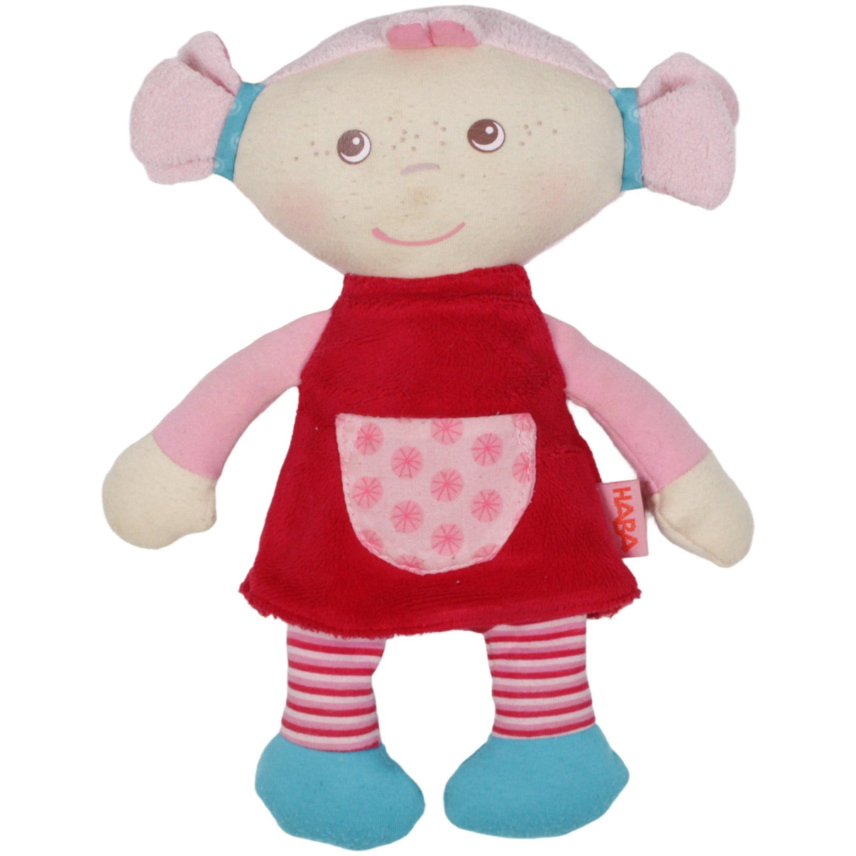 123000019971 HABA Fine Weichpuppe Kumpel Leo 25cm Blau ebay - stofftiere
