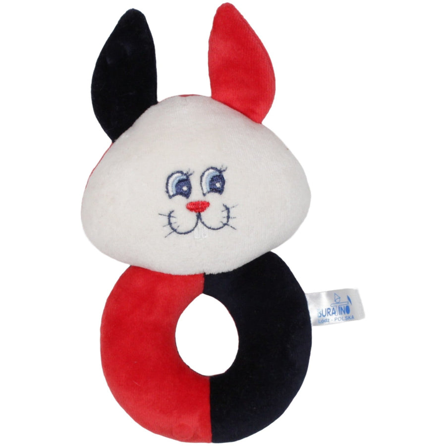 Süßer Hase, rot-schwarz