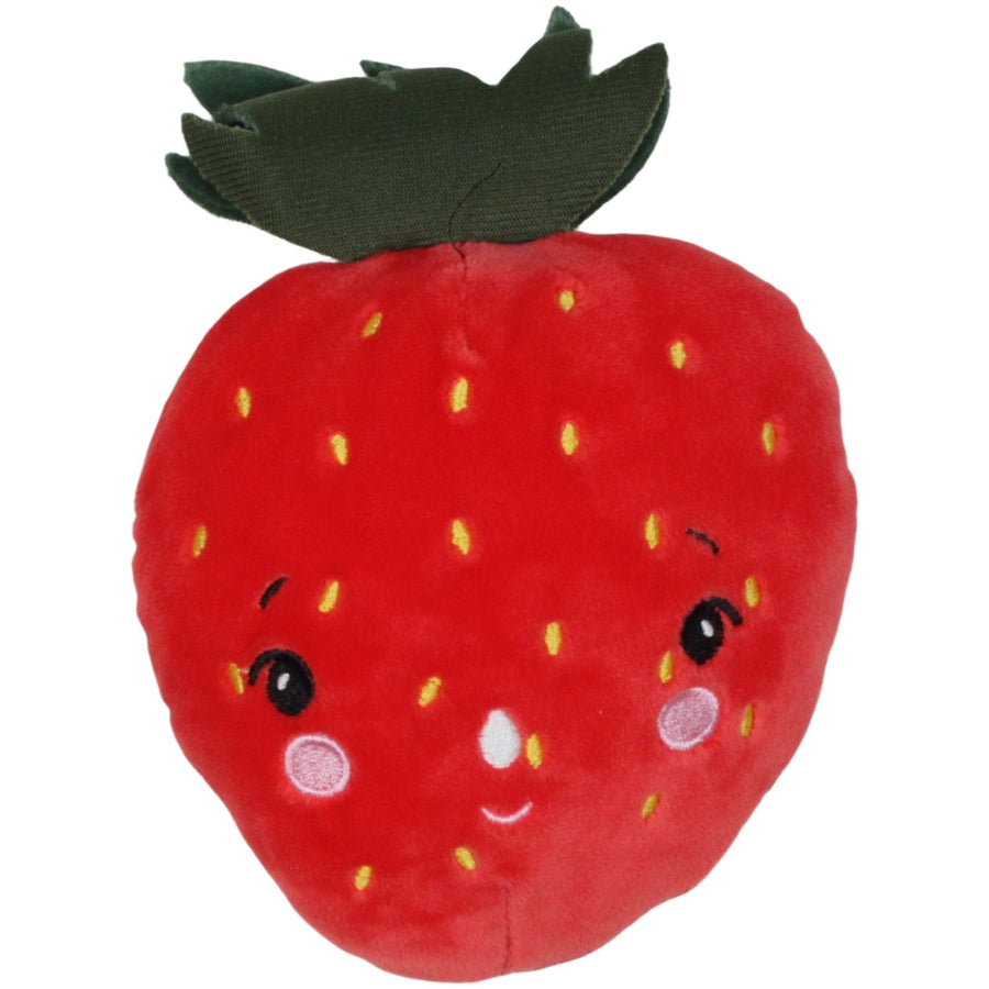 Süße Erdbeere mit Gesicht