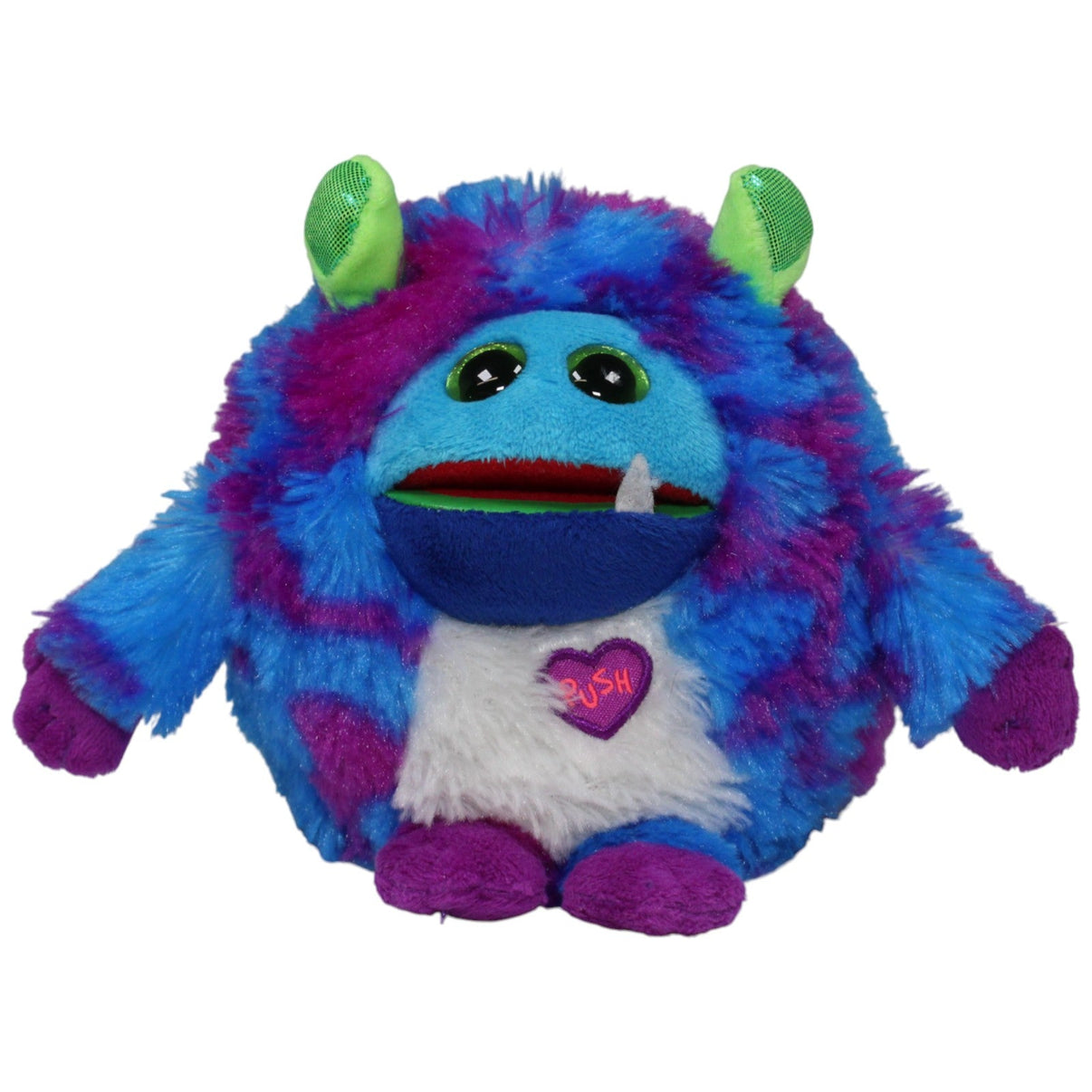 123000020139 TY Monstaz, Toothy Kuscheltier Kumpel Leo 15cm 2012 Blau