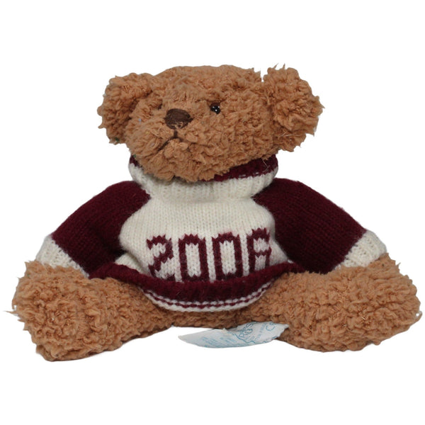 Teddy Varsity Bear mit Strick-Pulli "2006"