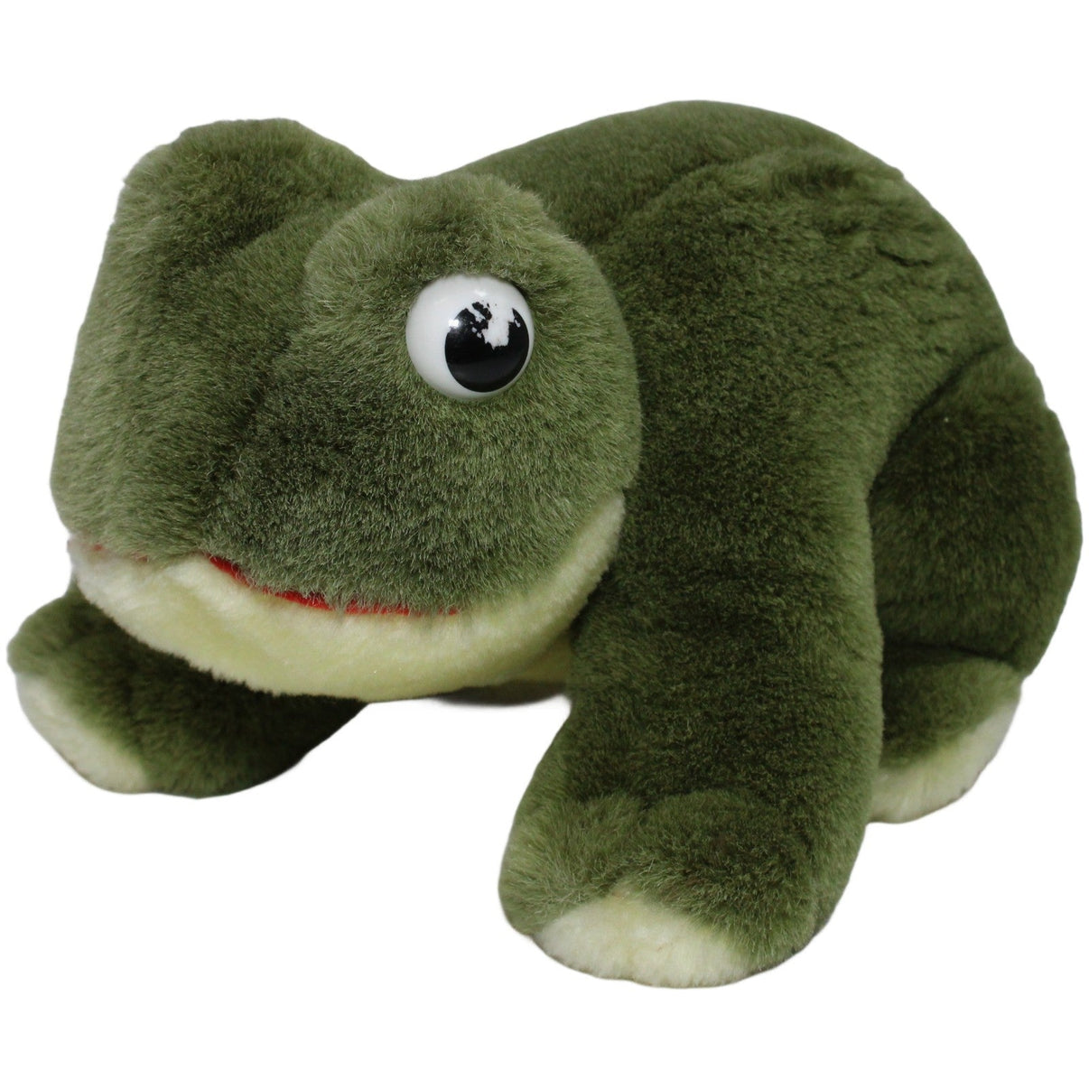 123000020230 Hartung Spiele Berlin Kuschli, sitzender Frosch Kuscheltier Kumpel Leo 22cm _Vintage_ ebay - 20 - stofftiere
