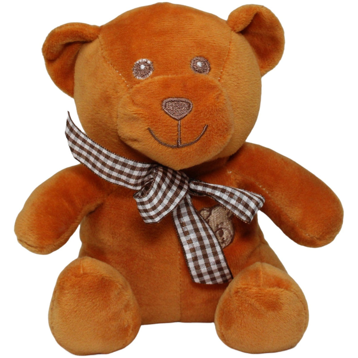 123000020234 Woolworth Woolies®, kleiner Bär mit Schleife Kuscheltier Kumpel Leo 15cm Braun Bär