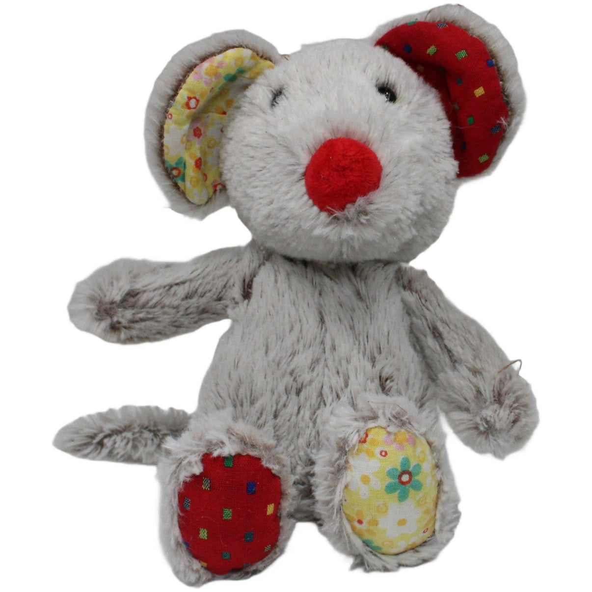 123000020243 Unbekannt Maus mit gemusterten Ohren & Füße Kuscheltier Kumpel Leo 25cm ebay - stofftiere Gebraucht