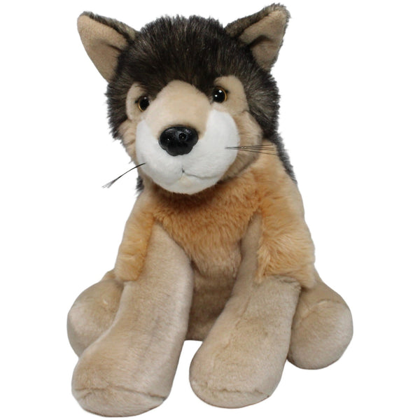 Hübscher Wolf, sitzend