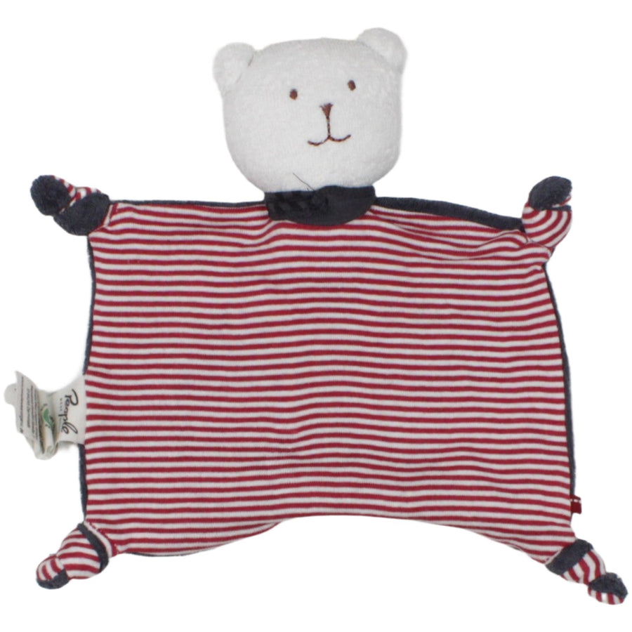 Teddybär gestreift aus Bio-Baumwolle