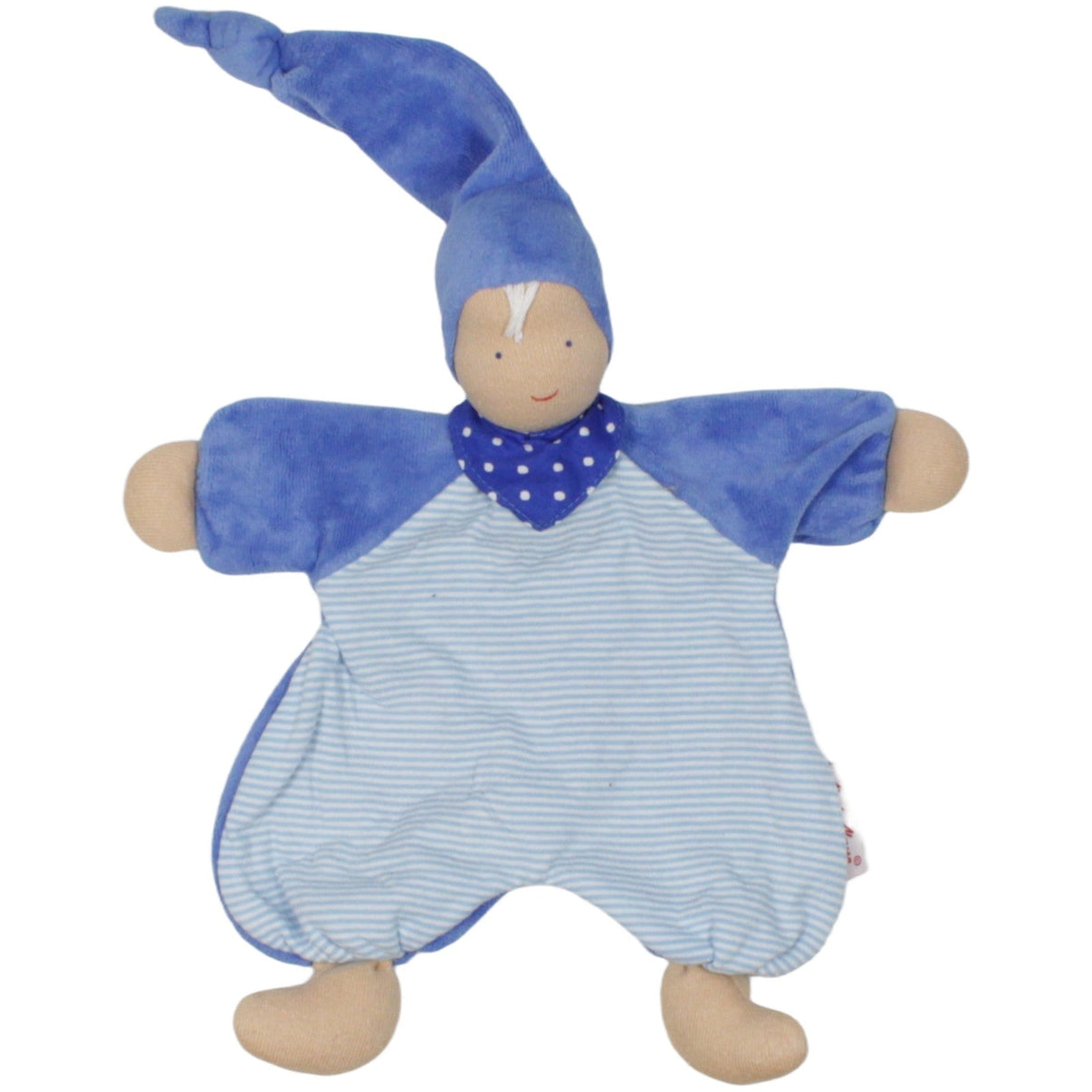 123000020288 Käthe Kruse Gugguli, blau Schmusetuch Kumpel Leo 20cm 28cm Beige