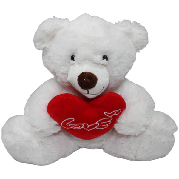 Eisbär mit Herz "love", sitzend