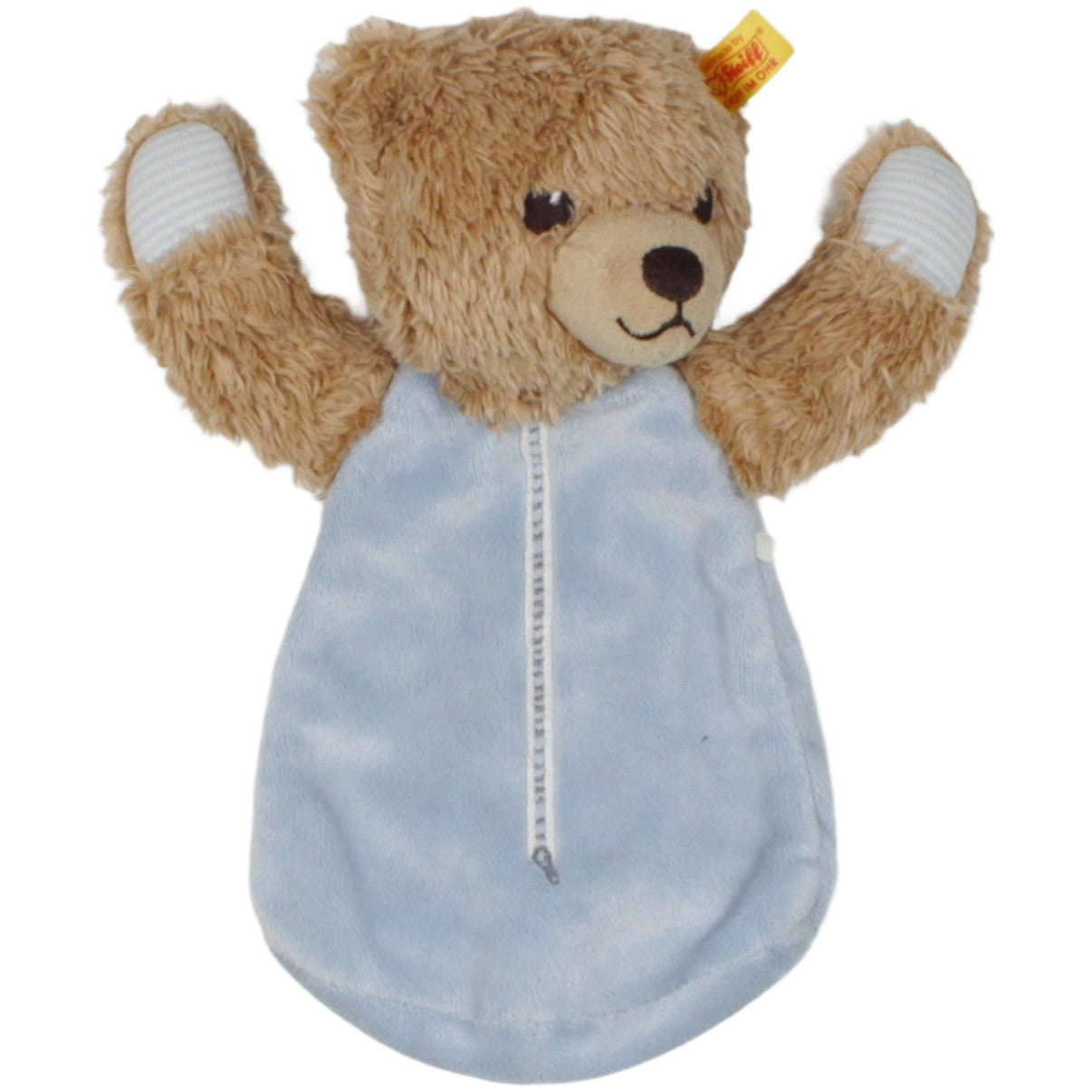 123000020353 Steiff Bär im Schlafsack (nur Hülle), blau Wärmekissen Bezug Kumpel Leo 20cm 25cm Blau