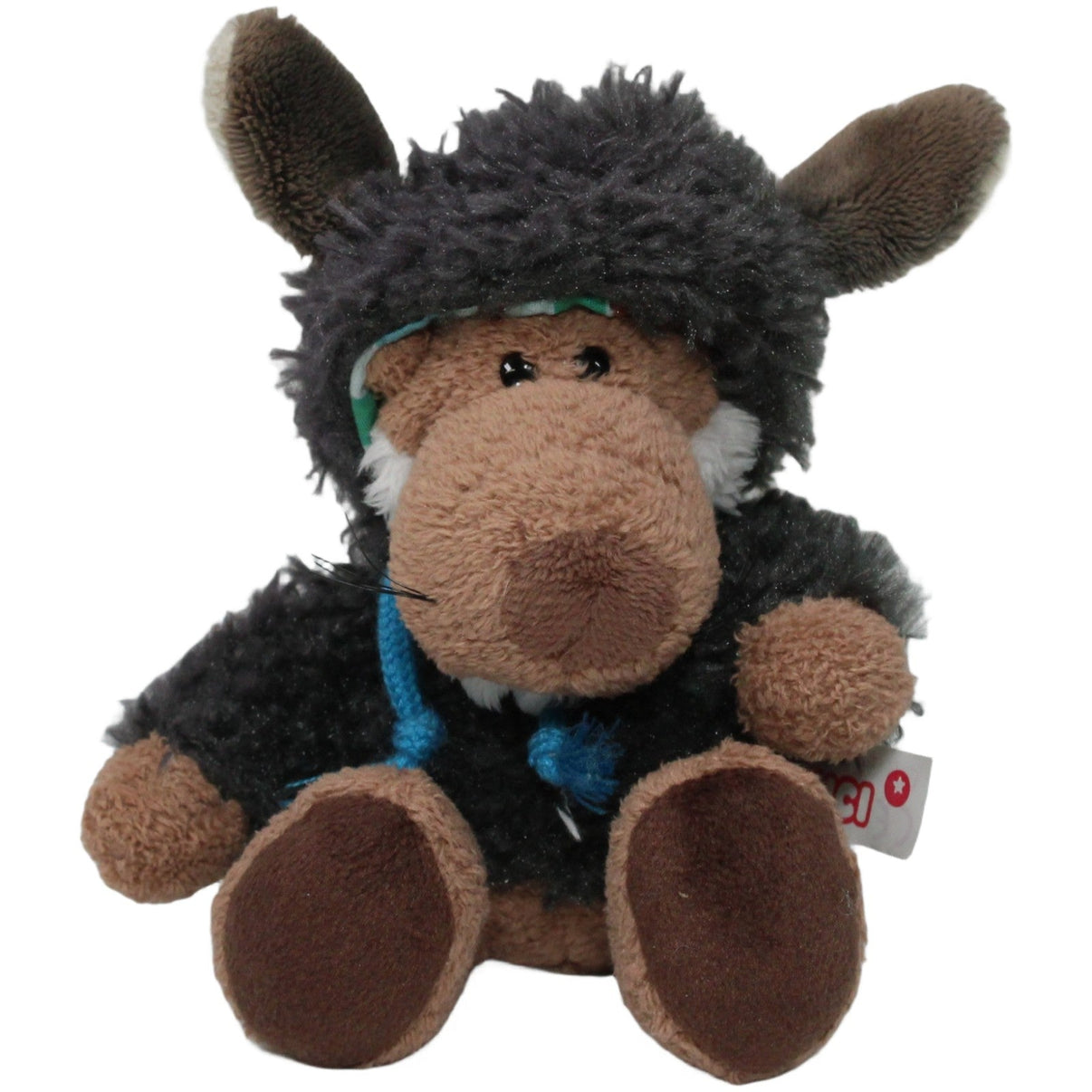 123000020381 NICI Wolf im Schafspelz, Jolly Hugo klein Kuscheltier Kumpel Leo 15cm Braun ebay - stofftiere
