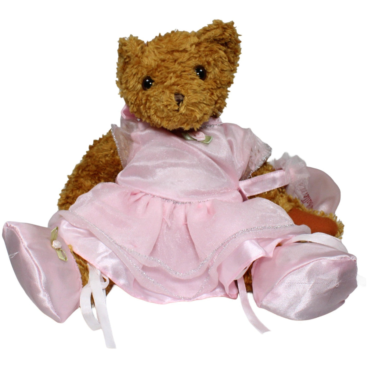 123000020413 Bear Works XL Bär im Tutu & Tasche "Little Ballerina" Kuscheltier Kumpel Leo 2004 40cm _Vintage_