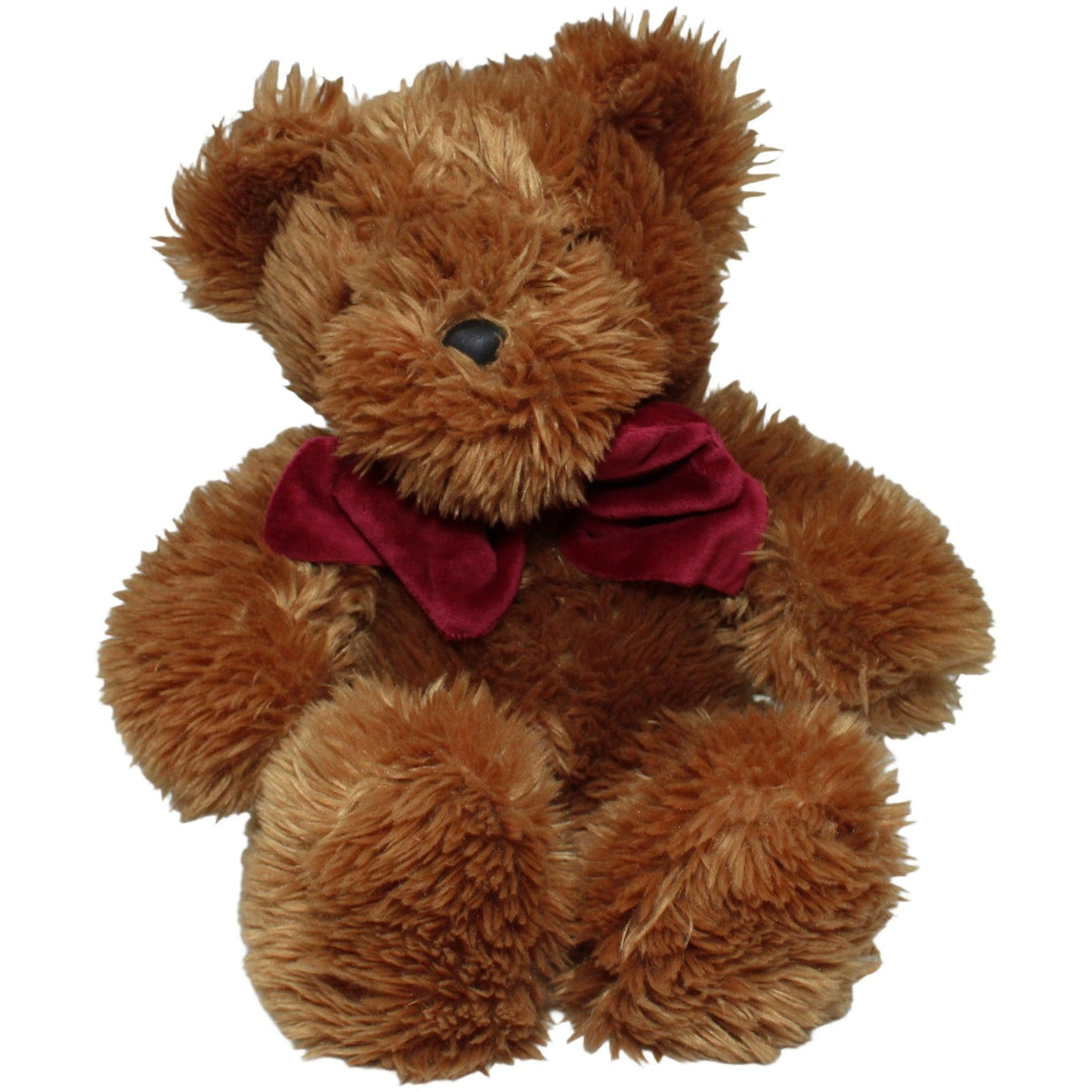 123000020420 Nanu - Nana Zotteliger XL Teddy mit roter Fliege, braun Kuscheltier Kumpel Leo 40cm Braun ebay - 20 - stofftiere