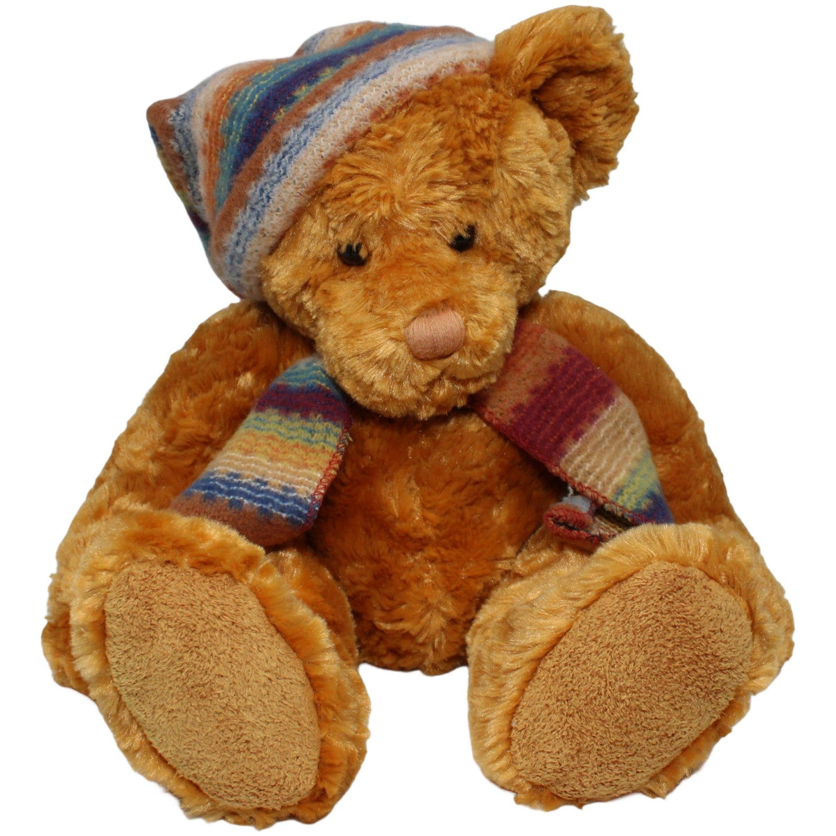 123000020423 Russ Berrie Großer Teddy Logan mit Mütze & Schal Kuscheltier Kumpel Leo 35cm Braun ebay - 20 - stofftiere