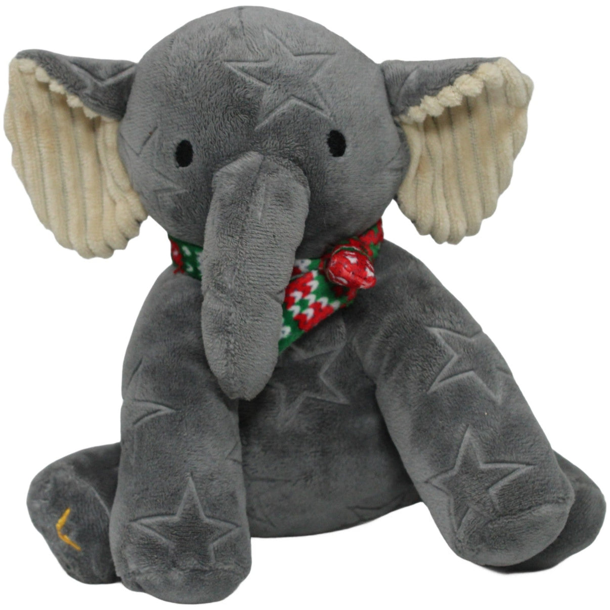 123000020434 Vet Concept Kleiner Elefant mit Sternen und Schal, sitzend Hundespielzeug Kumpel Leo 17cm ebay - stofftiere Elefant