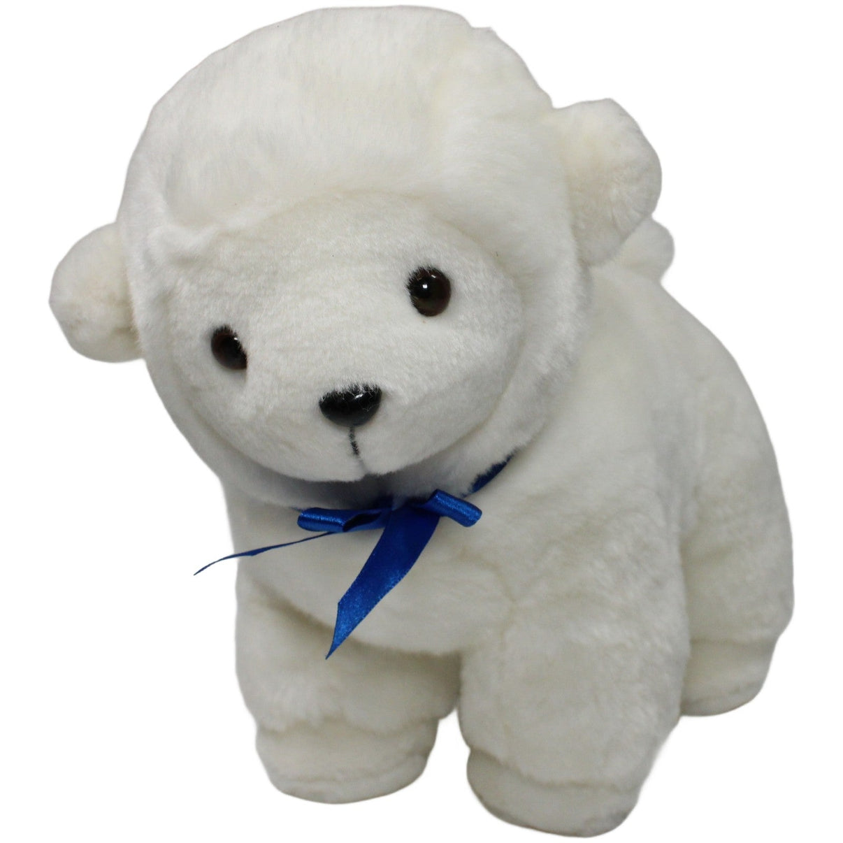 123000020444 METSÄ Lambi, Lamm mit blauer Schleife Kuscheltier Kumpel Leo 27cm Blau ebay - 20 - stofftiere