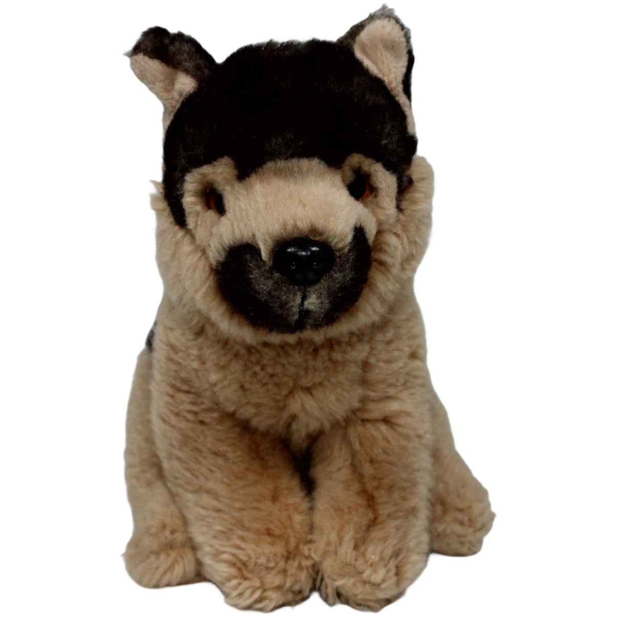 123000020450 Teddy - Hermann Kleiner Deutscher Schäferhund, sitzend Kuscheltier Kumpel Leo 15cm Beige Braun
