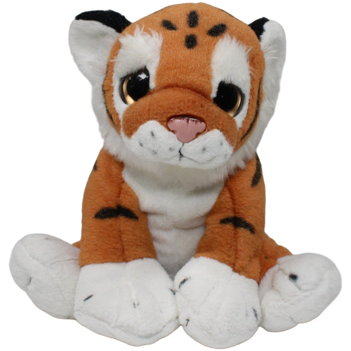 123000020489 Uni - Toys Tiger mit großen Augen, sitzend Kuscheltier Kumpel Leo 25cm Braun ebay - 20 - stofftiere