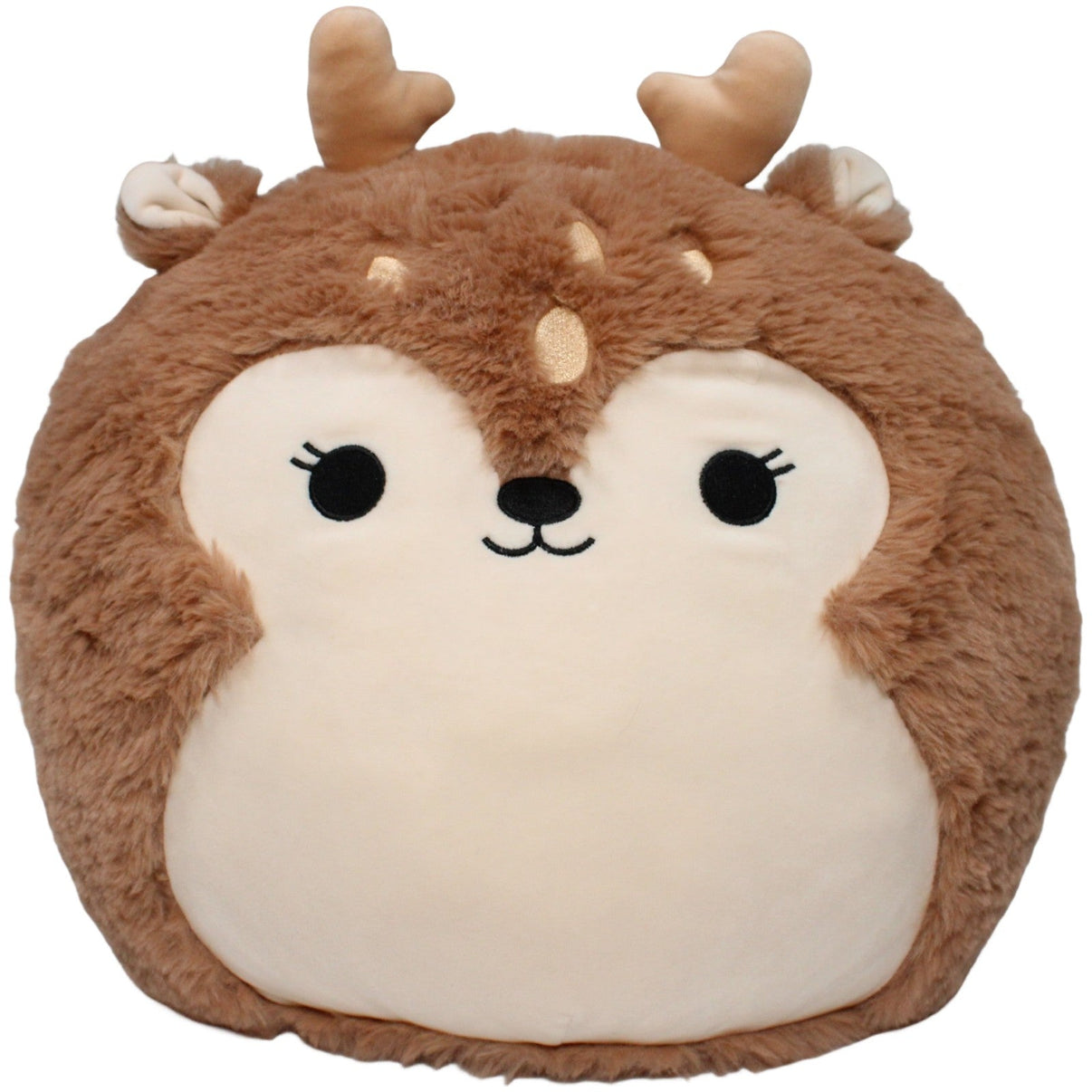 123000020492 Jazwares Fuzz A Mallows by Squishmallows, Rentier Dawn Kuscheltier Kumpel Leo 2023 35cm Beige