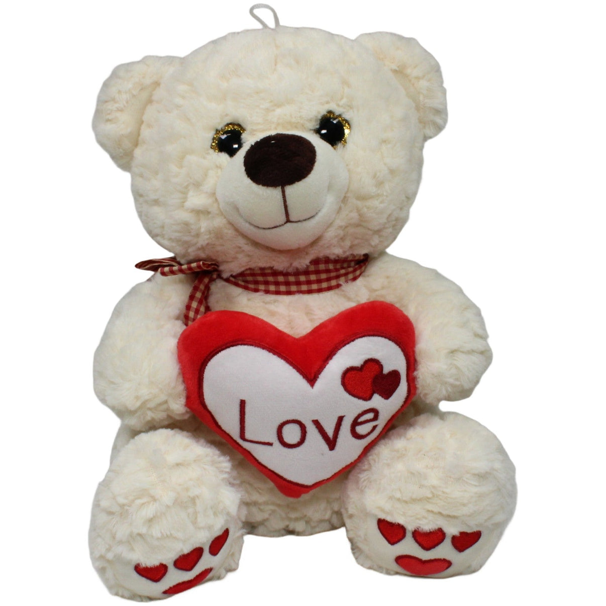 123000020493 FLOTI Flos Toys, Eisbär mit Herzpfoten und Herz "Love" Kuscheltier Kumpel Leo 30cm _Valentinstag ❤️_ ebay - 20 - stofftiere