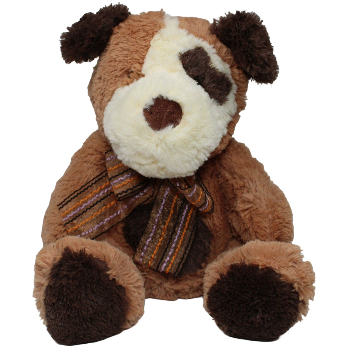 123000020511 Humbert & Brandt Süßer Hund mit Schleife, sitzend Kuscheltier Kumpel Leo 25cm Beige Braun