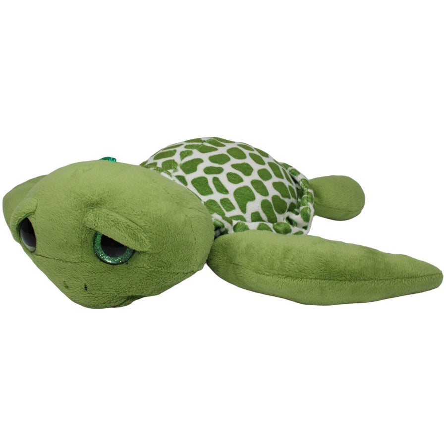 Grüne Schildkröte mit Glitzeraugen, groß