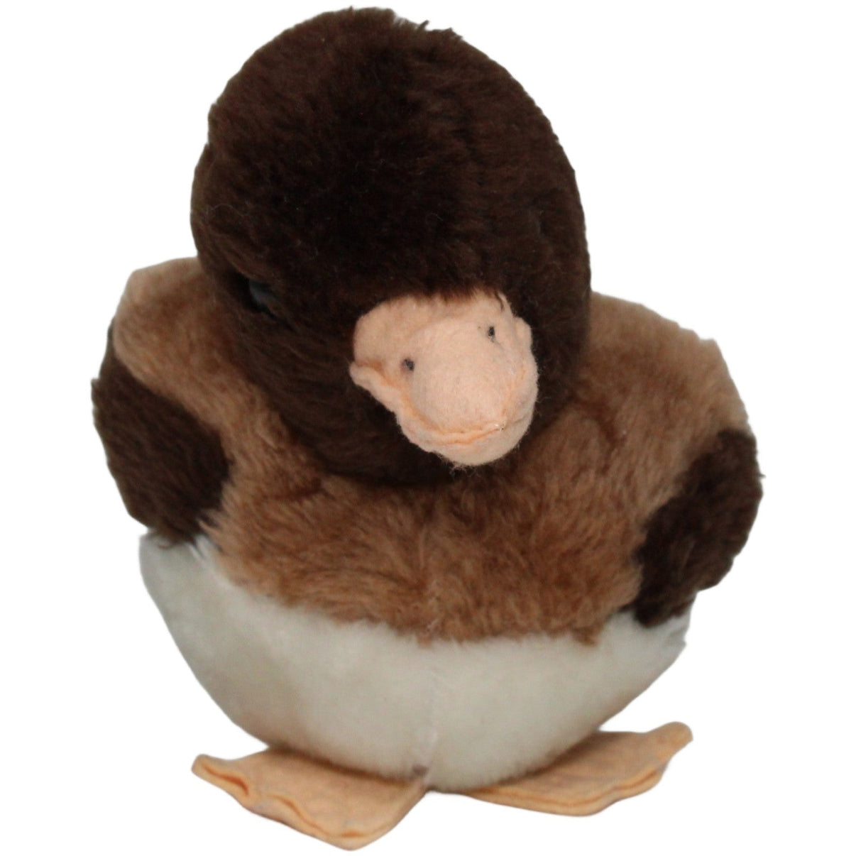 123000020579 Unbekannt Kleine Ente mit Plattfüßen Kuscheltier Kumpel Leo 15cm Beige Braun