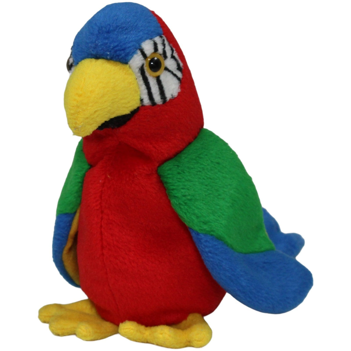 123000020580 TY Beanie Babies, Papagei Jabber Kuscheltier Kumpel Leo 15cm 1998 _Vintage_