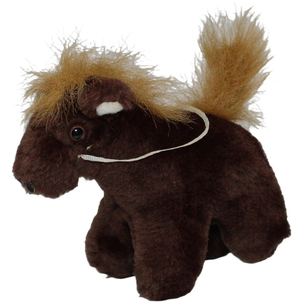 Plüschel, hübsches kleines braunes Pferd