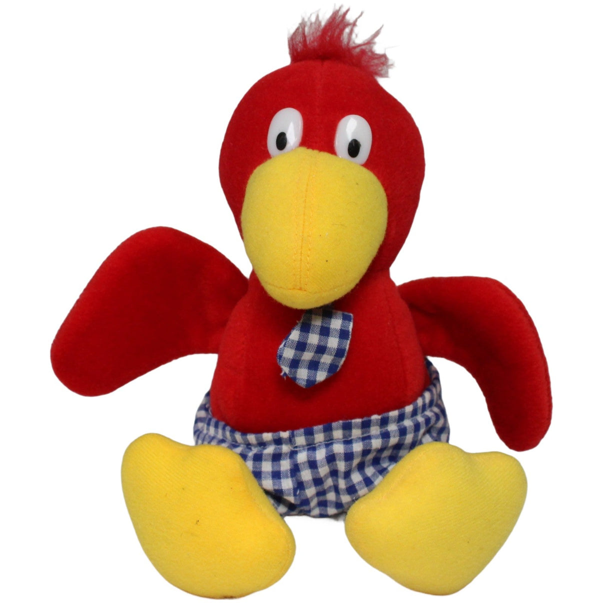 123000020698 w+i LBS, roter Vogel mit karierter Hose & Krawatte Kuscheltier Kumpel Leo 20cm Blau ebay - 20 - stofftiere
