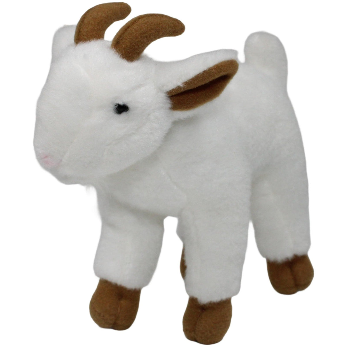 123000020711 SEMO Weiße Ziege, stehend Kuscheltier Kumpel Leo 20cm Braun ebay - stofftiere