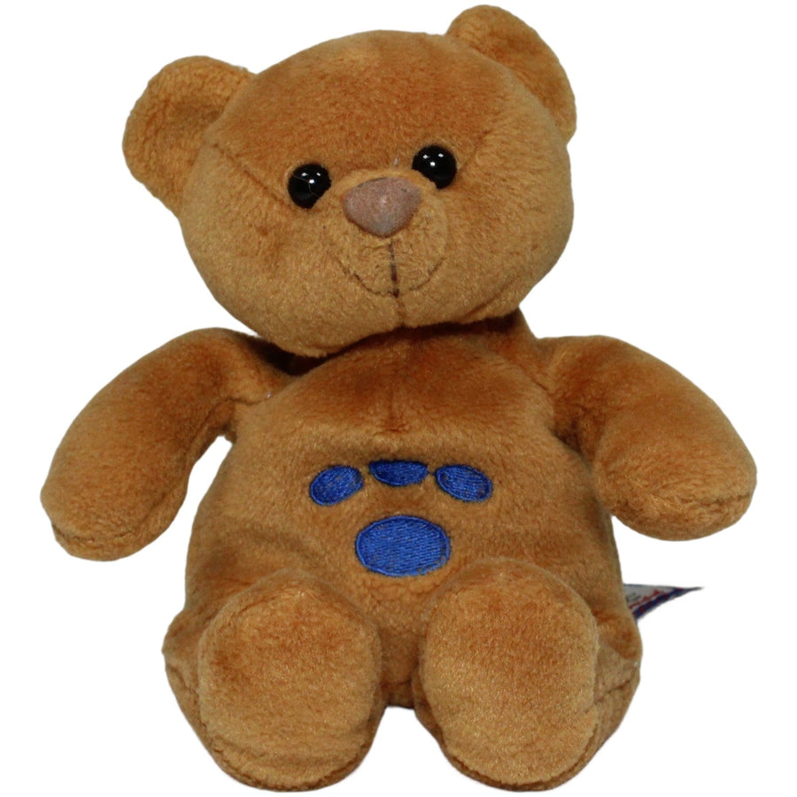Teddy mit blauem Pfotenabdruck