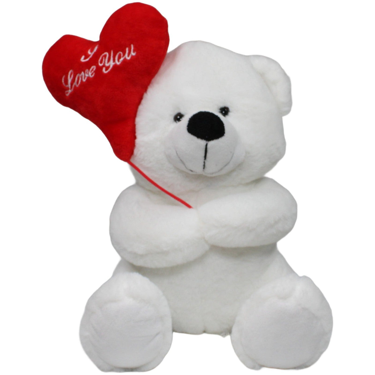 123000020808 TEDI Kuschelfreund, Teddybär mit Herz - Luftballon "I Love You" Kuscheltier Kumpel Leo 32cm ebay - 20 - stofftiere Gebraucht