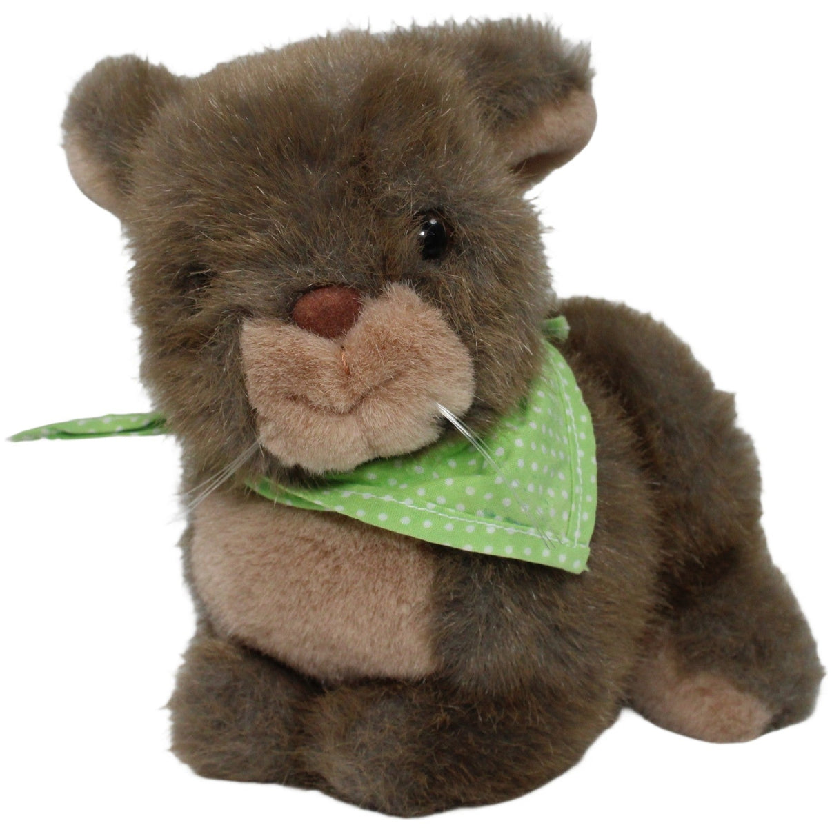 123000020814 Sesil Süßes Häschen mit grünem Halstuch Kuscheltier Kumpel Leo 20cm Braun ebay - stofftiere