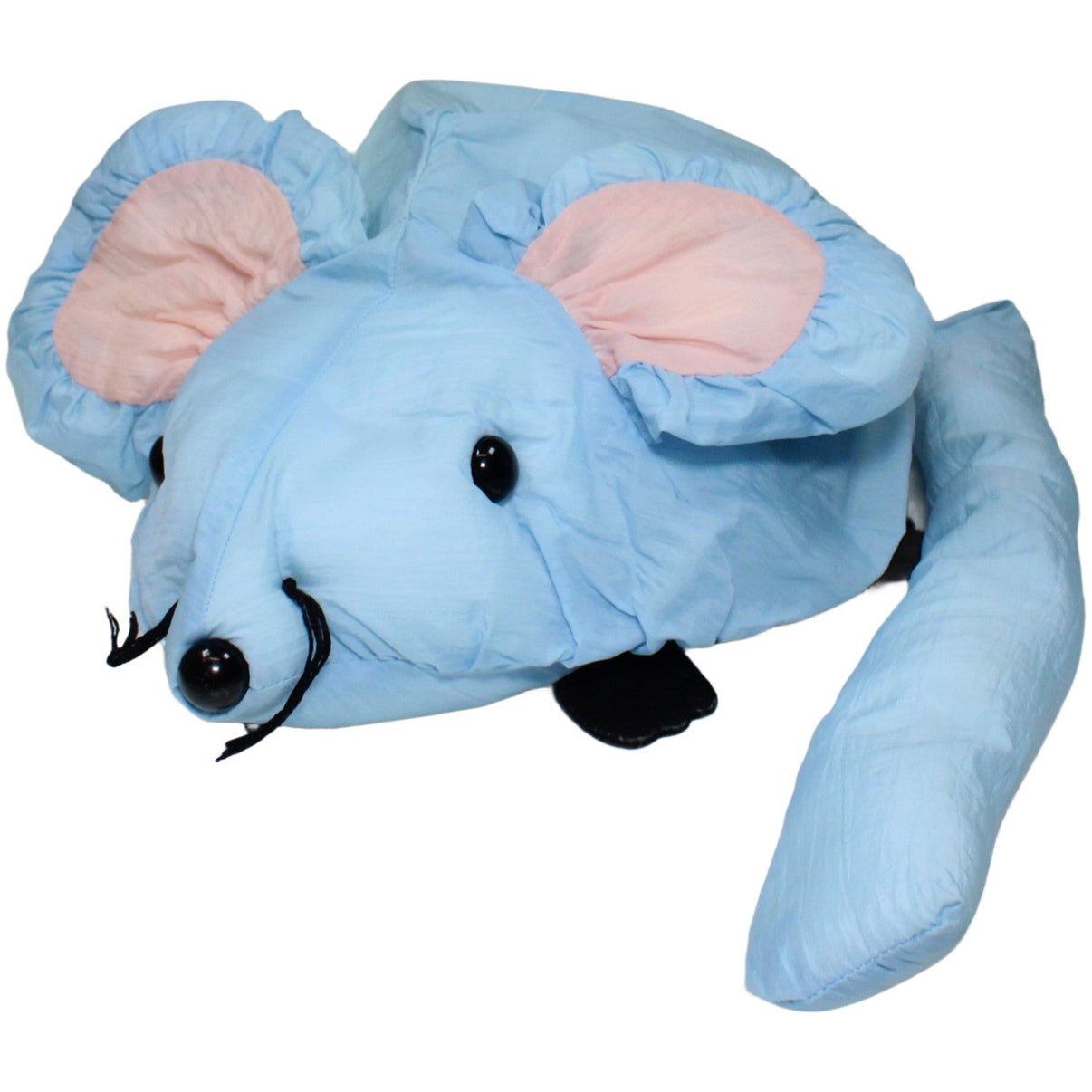 123000020841 Euro Play Knautschi, Maus Mausi blau Kuscheltier Kumpel Leo 30cm _Vintage_ Blau