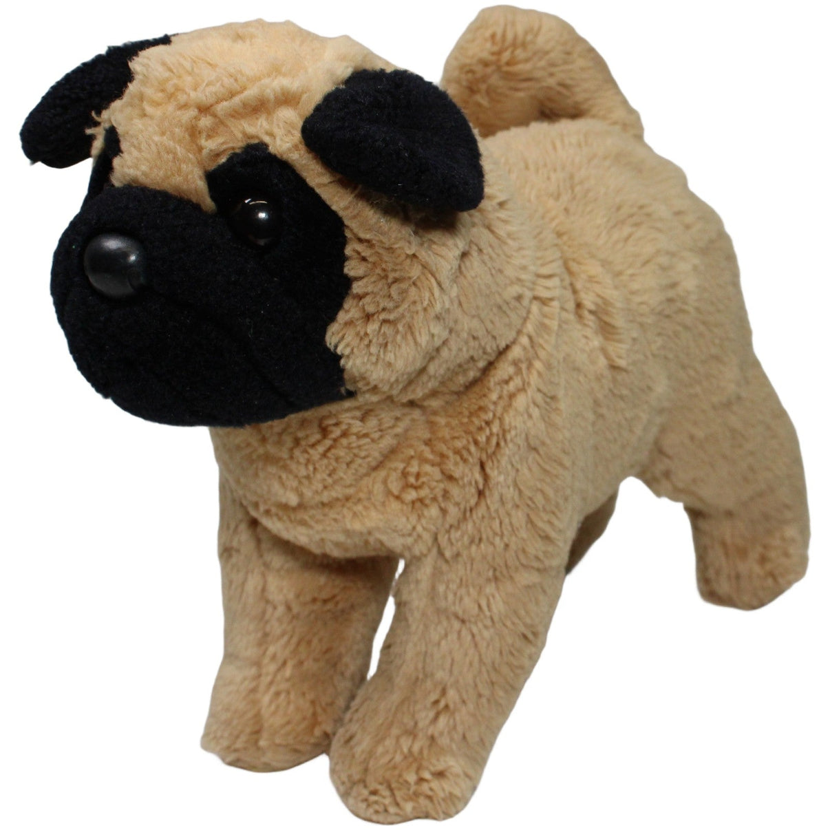 123000020846 Unbekannt Mops, stehend Kuscheltier Kumpel Leo 30cm Beige Braun