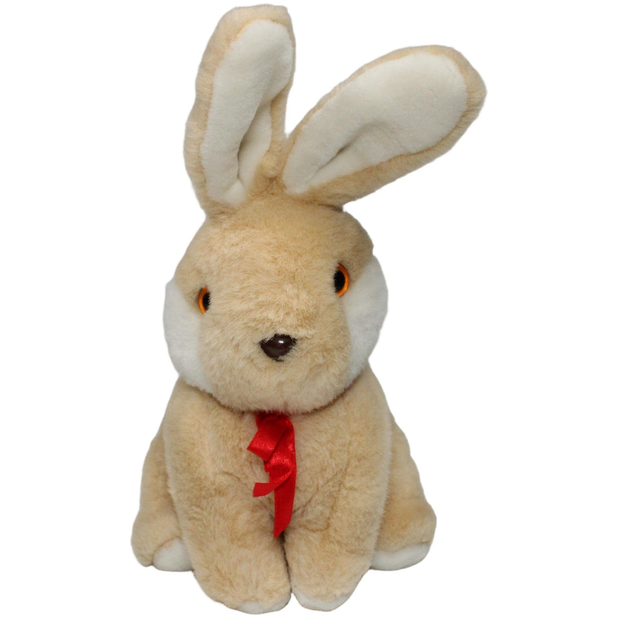 123000020849 Heunec Hase mit roter Schleife, sitzend Kuscheltier Kumpel Leo 30cm Beige ebay - stofftiere